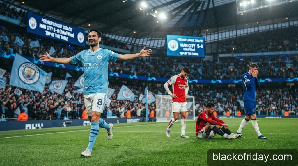 Ngoại hạng Anh 2026/27: Man City độc chiếm đỉnh bảng, vì sao các 'ông lớn' khác chật vật?